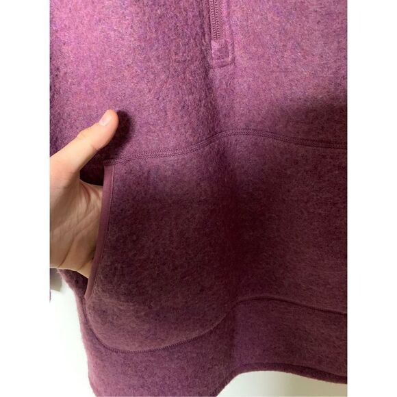 Smartwool Hudson Trail Fleece Poncho purple women’s size small NEW NWT - Picture 4 of 10
